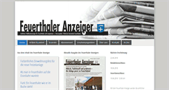 Desktop Screenshot of feuerthaleranzeiger.ch
